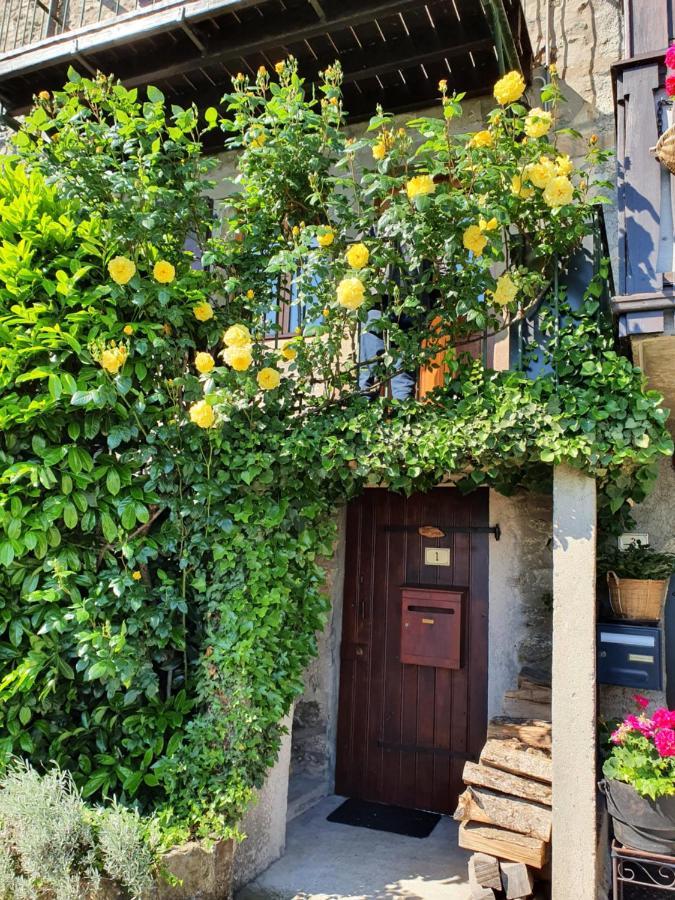 A Room With A View - Maisonnette Dans Bourg Medieval Au Bord Du Lac Leman 이브아르 외부 사진